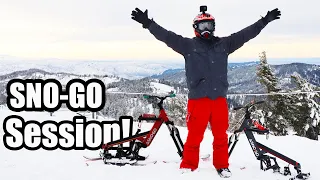 Snow Bike Session! Would You Ever SNOGO?