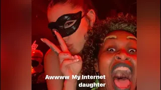 Ariana Grande and Glozell - Instagram Stories (October 30,2021)