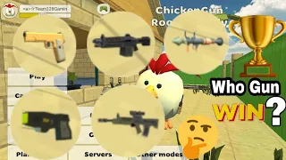 Chicken Gun Top 5 Best Gun | Who No. 1 ? | 128 Gaming TV