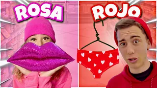 Comprando TODO DE UN SOLO COLOR para SAN VALENTÍN / Rosa VS Rojo
