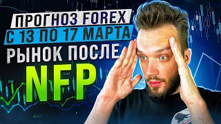 ПРОГНОЗ FOREX С 13 ПО 17 МАРТА | РЫНОК ПОСЛЕ NFP | #eurusd #btcusd  #xauusd #форекс