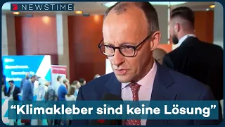 CDU-Chef Merz exklusiv: Klimaschutz in Deutschland und Ansage an Iran | newstime EXKLUSIV