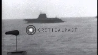 US F6F Hellcat takes off and TBF Avenger lands on flight deck of USS Monterey (CV...HD Stock Footage