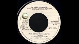 1981_209 - Donna Summer - Who Do You Think You're Foolin' - (45)