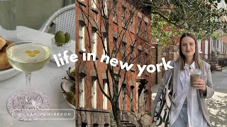 a productive day in my life in nyc as a content creator | cafes, shops & content in the west village