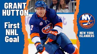 Grant Hutton #7 (New York Islanders) first NHL goal Apr 9, 2022