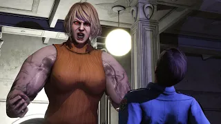 ashley Muscle Growth Transformation - Resident evil 4 remake