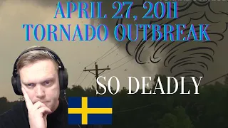 A Swede is in shock of the devastation - April 27, 2011 Tornado Outbreak Montage