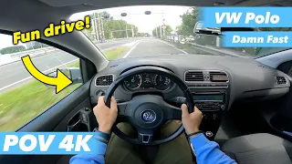 Volkswagen POLO 2010 1.4 86HP POV drive (Great sound??!!) 4K