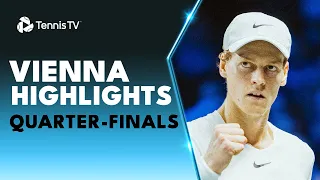 Medvedev vs Khachanov; Sinner, Rublev & Tiafoe Feature | Vienna 2023 Highlights Quarter-Finals