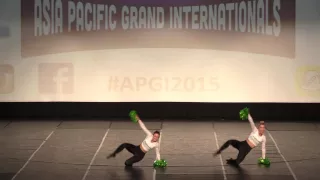 2015 PDC Asia Pacific Grand Internationals Gold Coast - Open Pom Duo Kiri & Lori 1st Place