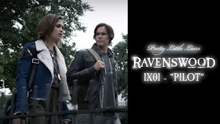 Ravenswood - Caleb & Miranda Talk About Their Faces On Gravestones - "Pilot" (1x01)