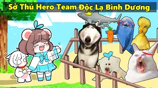 Mèo Simmy Cười Bể Bụng Khi Phát Hiện Sở Thú HERO TEAM ĐỘC LẠ BÌNH DƯƠNG Trong Minecraft