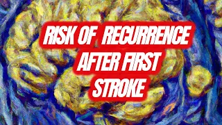 What is the percentage of having a second stroke?