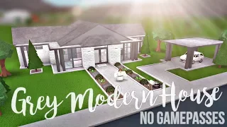 Bloxburg: Grey Modern House (No Gamepasses) 42K