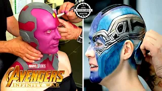 Avengers Infinity War Actor before and after MakeUp