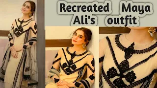 Recreated Maya Ali's Dress 👗 Design by Needle Crafted Dreams