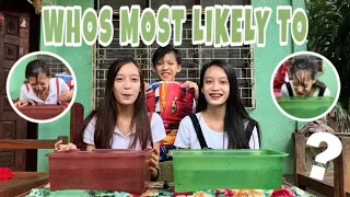 WHO'S MOST LIKELY TO CHALLENGE!! (nilublub namin si sophia sa tubig)