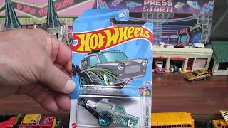 Metallic Gray HW Poppa Wheelie Mattel Hot Wheels Toy Car Unboxing and Review - Drag Strip Series