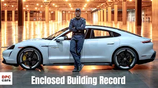 Porsche Taycan Is The Fastest Vehicle Driven In An Enclosed Building