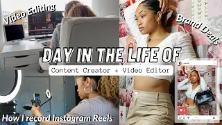 Day in the Life of a Content Creator | BTS brand partnerships, Instagram reels & more