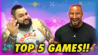 UUDD's Top 5 Video Games EVER | Bron Breakker & Bronson Reed