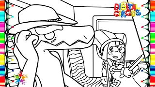 The Amazing Digital Circus Episode 2 Coloring Pages / Pomni & Gummigoo / Warriyo - Mortals NCS Music