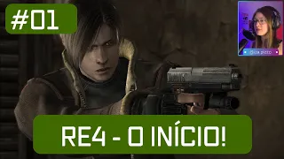 JOGANDO PELA PRIMEIRA VEZ RE4! Ep.01 Gameplay Resident Evil 4!