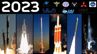 Rocket Launch Compilation 2023 - Arianespace, ULA, JAXA, Firefly, KARI, MHI, ABL, NG, IAI, NADA