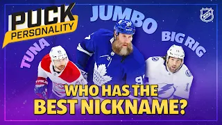 Who Has the Best Nickname in the NHL? | Puck Personality