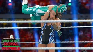 Rey Mysterio plants Chad Gable with a tilt-a-whirl DDT: Greatest Royal Rumble (WWE Network)