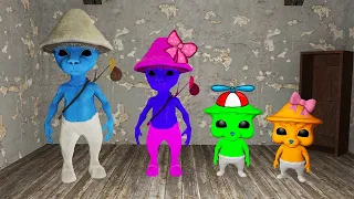 СЕМЬЯ СМУРФ КОТ ШАЙЛУШАЙ В ГРЕННИ ОНЛАЙН - Smurf Cat Family Garry's Mod !