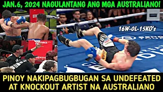 PINOY NAKIPAGBUGBUGAN SA UNDEFEATED AT KNOCKOUT ARTIST NA AUSTRALIANO