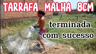 Tarrafa malha 8cm, concluída com sucesso! #howtomake #tarrafa #comofazer #arremessos