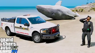 Police Animal Control Unit Vs. Beached Whale (GTA 5 LSPDFR)