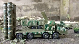 Military vehicles 1/72 4D Puzzle Model S-300 PMU & Army cars