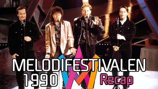 Melodifestivalen 1990 – Recap