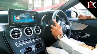 Inside Mercedes-Benz C-Class C200 AMG Cabriolet 2019 Luxury Car | Quick Controls Guide