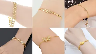 Simple gold bracelet