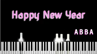 Happy New Year - ABBA - Very Easy Piano Tutorial