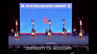 University of Mississippi (Ole Miss) All-Girl Uca College Nationals 2024