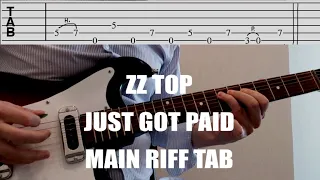 ZZ Top - Just Got Paid - Riff Lesson