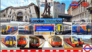 Trains at London Waterloo [WAT] Full Station Walkthrough/Guide - SWML (24/07/2022)