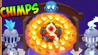 This New Map's Expert Level CHIMPS Solution - MEGA BUFFED INFERNO RING in BTD6