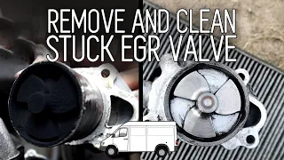 How to Remove/Clean Stuck EGR Valve | 2004-2006 T1N Sprinter Van
