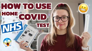 HOW TO DO A COVID-19 HOME SELF-TEST (NHS RAPID ANTIGEN TEST) | Rapid Lateral Flow Test NHS Kit