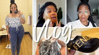 Trying On A Lot Of Cute Clothes| My Skincare Routine | Shop With Me | Washing My Locs | JaVlogs