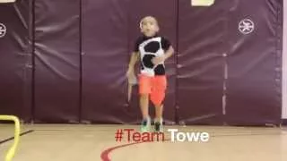 Basketball: 4 year-old hooper works out with CTAB hoops...