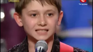 Gruppa Krovi - Kino (Niños en programa Ukraine GOT Talent)