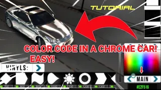 HOW TO USE COLOR CODE IN A TRIPLE CHROME CAR - #3 Car Parking Multiplayer